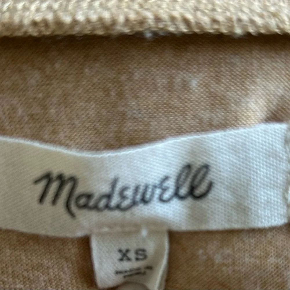 MADEWELL Avrina Women's Puff Sleeve Top in Toffee